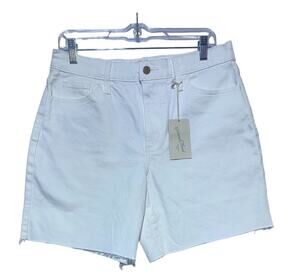 Universal Thread Shorts White Women's Size 8 High Rise Cut-Off New With Tag